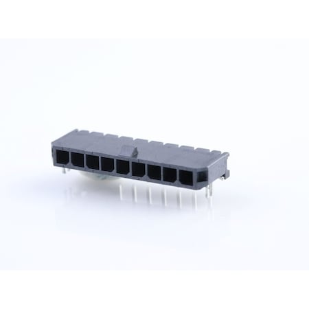Molex Rectangular Power Connector, 9 Contact(S), Male, Solder Terminal, Receptacle 436500904